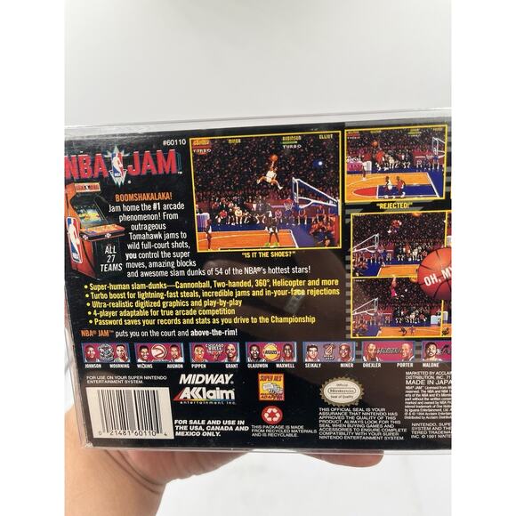 NBA Jam (Super Nintendo SNES) With Original Box - Great Condition - Picture 15 of 16